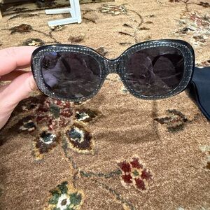 Vintage cutler and gross Sunglasses with alligator.